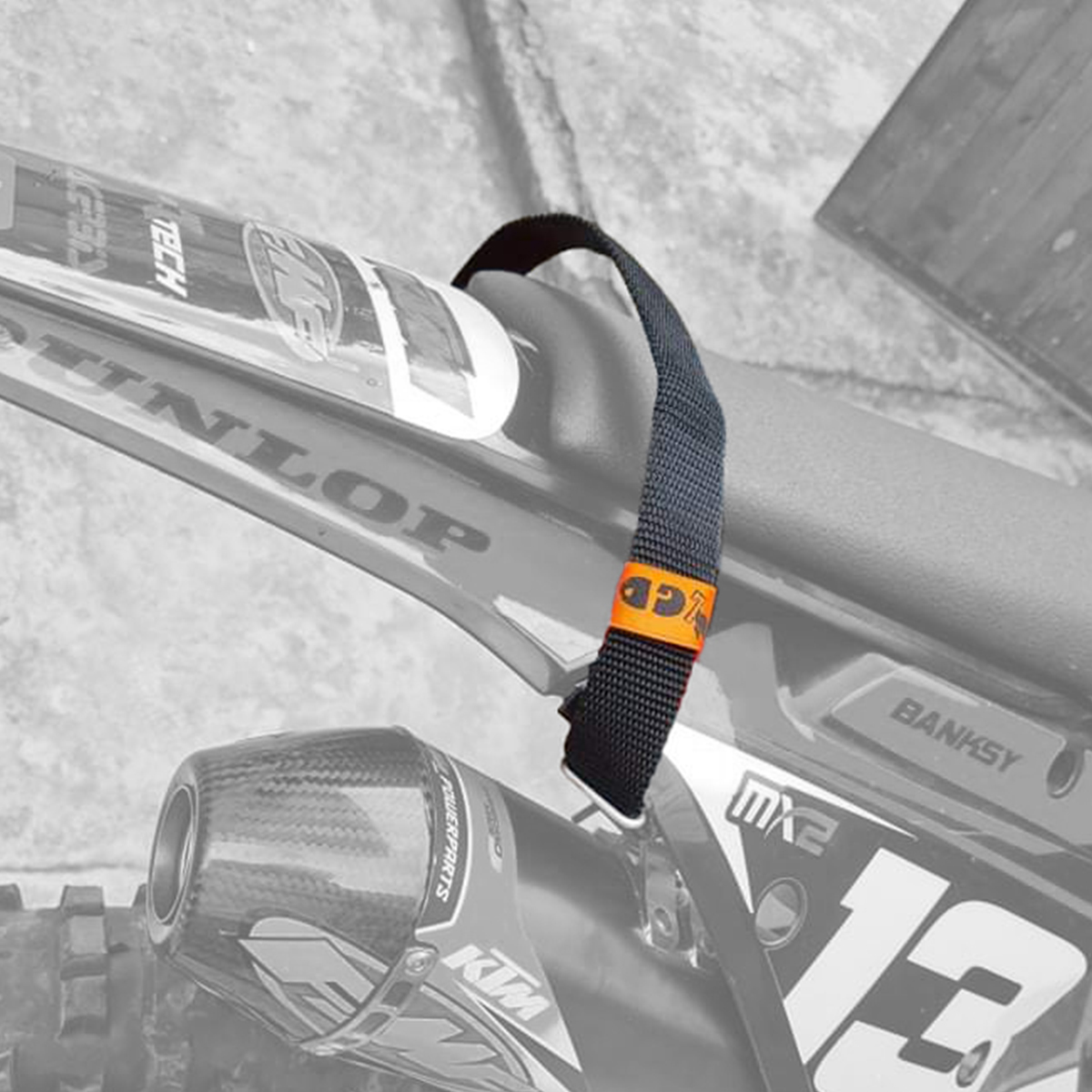 Дълъг регулируем колан за теглене | Аксесоар за ендуро мотори