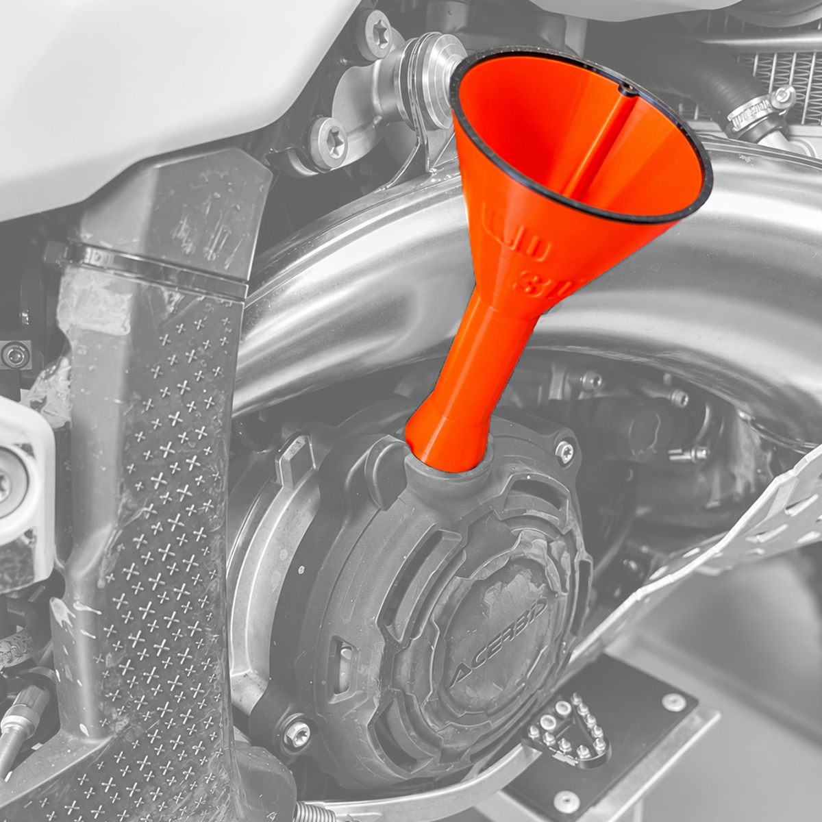 Маслена фуния за KTM, Husqvarna и GasGas | Чиста смяна на масло